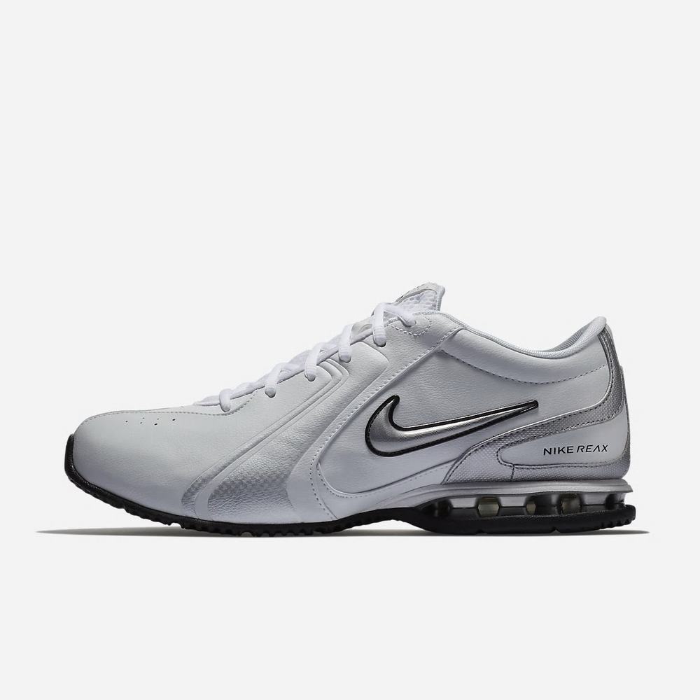 Chaussure De Fitness Nike Reax Trainer III SL Argent 3190-527 White/Metallic Silver Homme | FRU-41354074